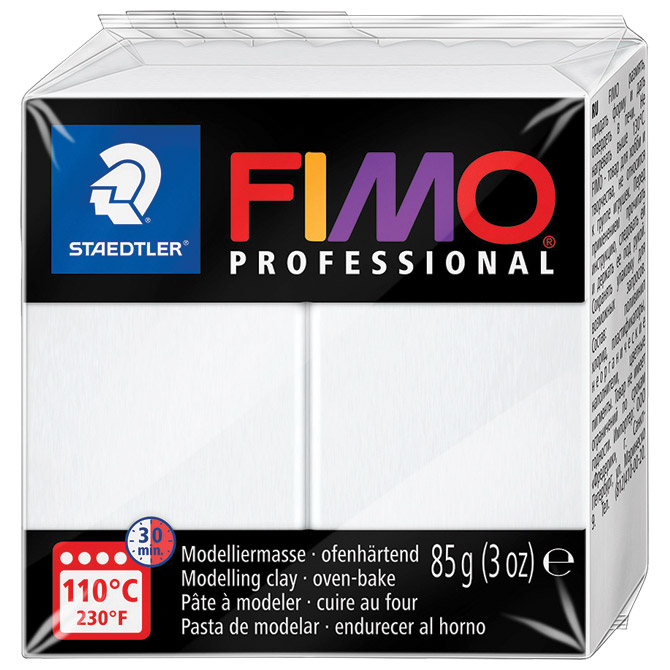 Masa za modeliranje  85g Fimo Professional Staedtler 8004-0 bijela