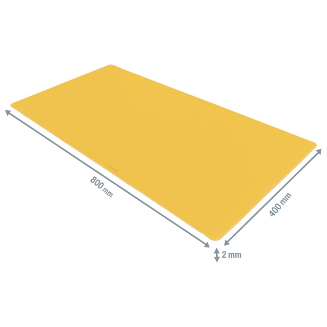 Mapa stolna 80x40 cm Cosy Leitz žuta 000051571